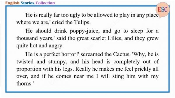 Learn English Through Story - The Birthday of the Infanta by Oscar Wilde