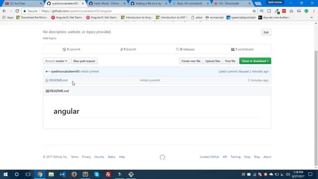 GitHub and Git - Create, Clone Repository and Push/Pull смотреть онлайн