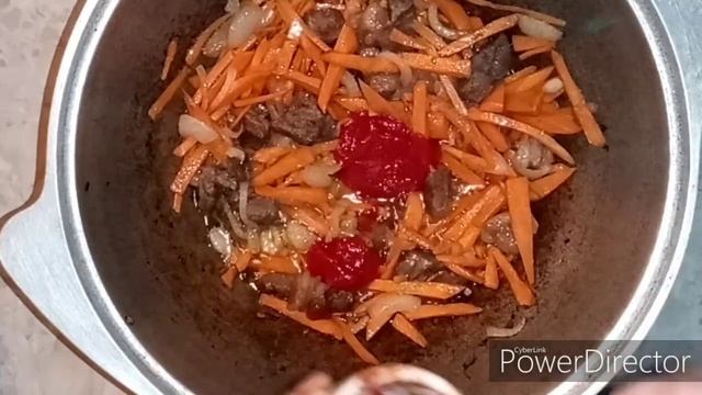 Плов из ВЕРМИШЕЛЬ . Узбекская кухня. Makarondan juda mazzali osh tayyorlash смотреть онлайн