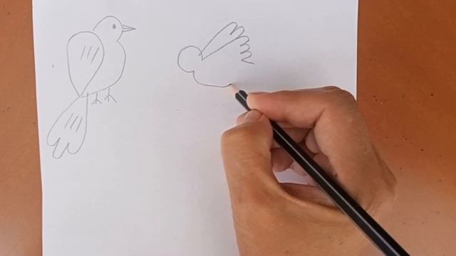 Как быстро и просто нарисовать птиц. How to draw birds. смотреть онлайн
