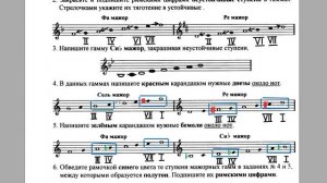 Сольфеджио 2 класс Калинина ОТВЕТЫ Страница 6 Мажорные гаммы