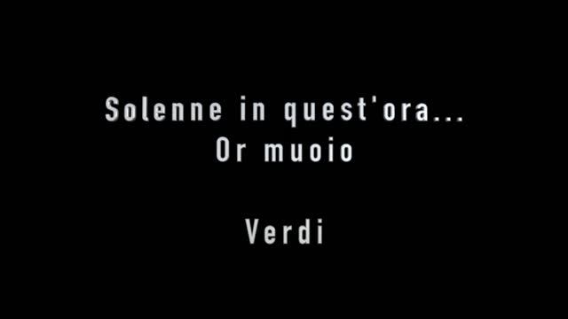 Solenne in quest' ora ...Or muoio Piano accompaniment - Verdi (full track) смотреть онлайн