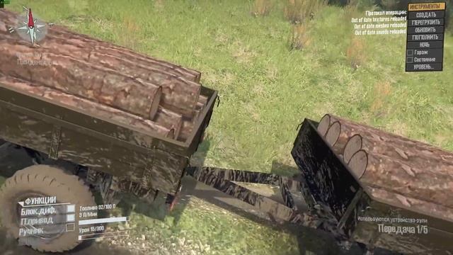 SpinTires: MudRunner УаЗ 452Д смотреть онлайн
