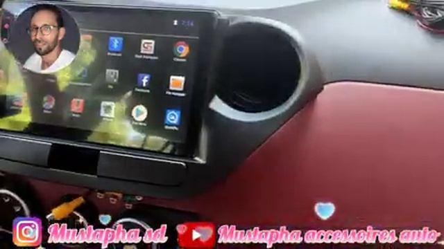 installation multimédia Android Hyundai i10 2019 смотреть онлайн