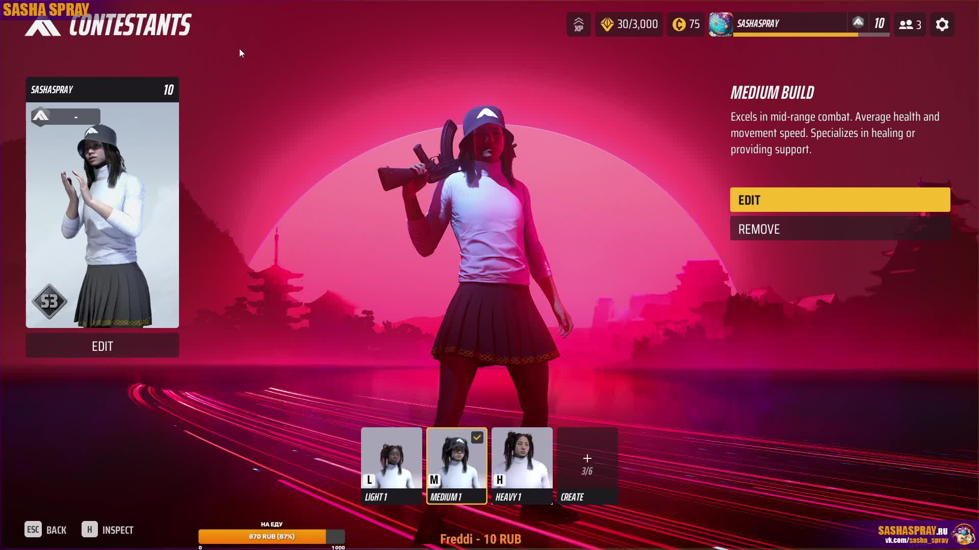 #THEFINALS | #COMMON | #SashaSpray