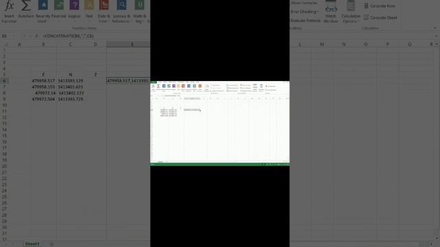Excel To AutoCad Coordinates || CONCATENATE FORMULA || @SurveyMentorWaqas смотреть онлайн