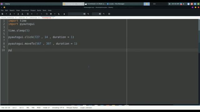 Controlling mouse with Python | PyAutoGUI смотреть онлайн