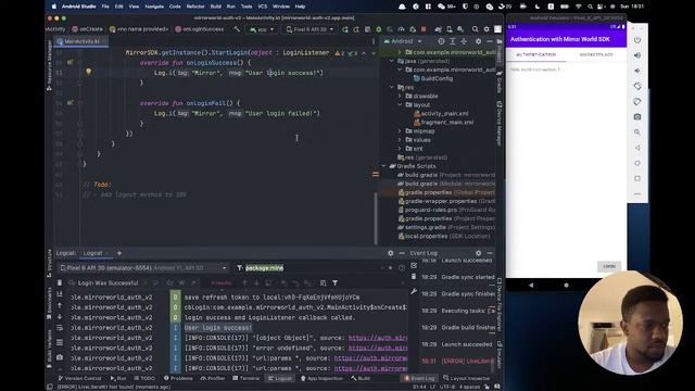 Android Web3 Social Authentication | Part 2 - Displaying user info | Mirror World Smart SDK смотреть онлайн