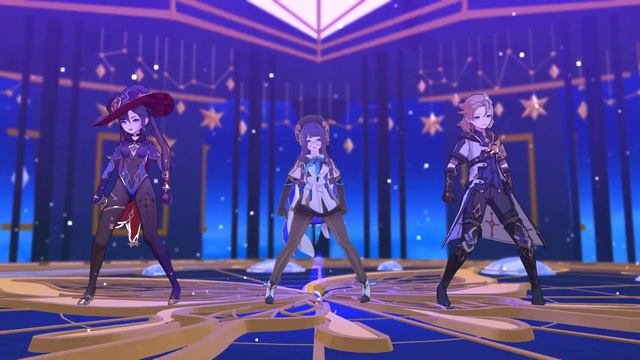 [Honkai Star Rail x Genshin Impact] MMD CH4NGE - mona & albedo & pela смотреть онлайн