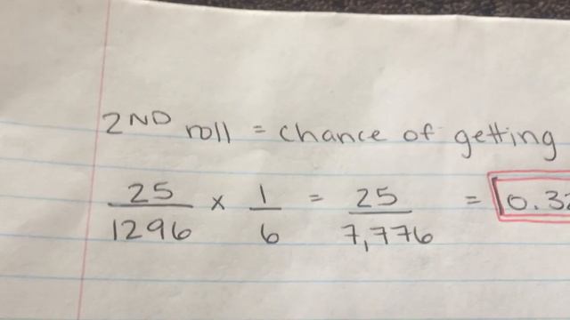 Probability of Getting a Yahtzee смотреть онлайн