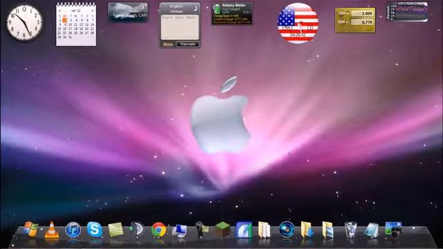 How to change your Windows 7 computer into a Macbook desktop смотреть онлайн