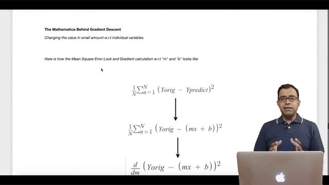 Maths behind Linear Regression and Gradient Descent - Intro to M.L with Python Scikit Learn tutoria смотреть онлайн