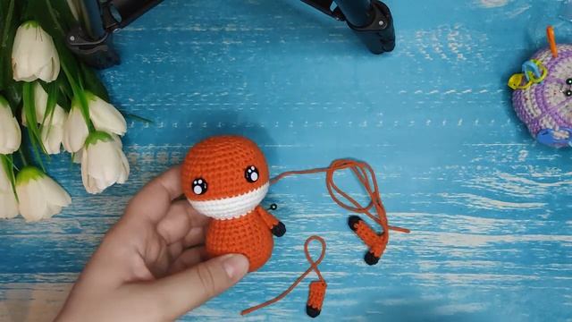 Лисичка гачком, майстер-клас. Міні іграшки смотреть онлайн