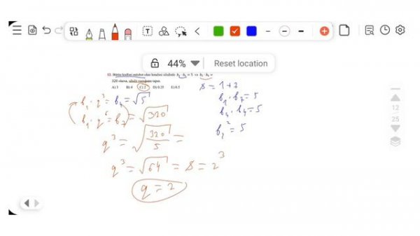 10 mart və 14 aprel 2024 Buraxılış İmtahanına Dəstək Makitab Sınağı Riyaziyyat 25 Qızıl Sual