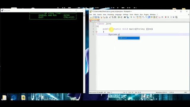 Hello world program in Java || JAVA For Beginners || first program in java смотреть онлайн