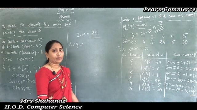 Read and print elements of one dimensional array | Sum and Average using N numbers in c++ | Class 1 смотреть онлайн
