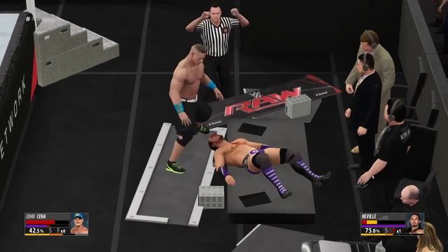 WWE 2K16 John Cena Vs Neville.mp4