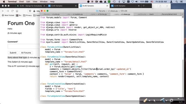 Sample Code Walkthrough - Django Tutorial смотреть онлайн