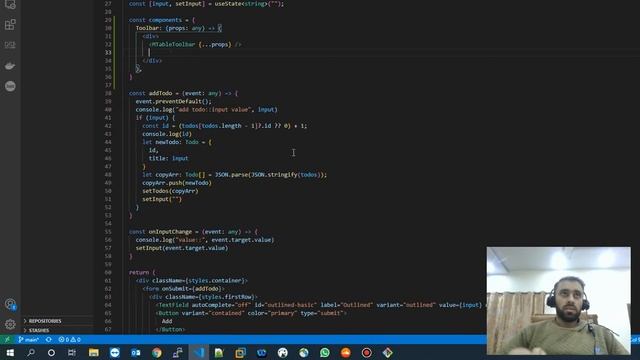Todo-Nextjs Adding Toolbar icons to Material Table (Course Video 8) смотреть онлайн