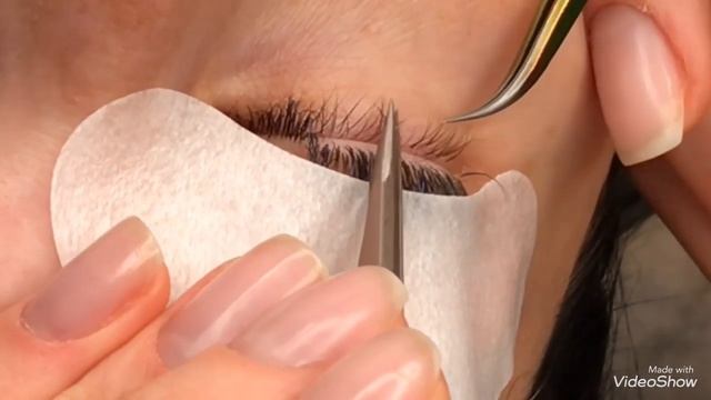 Обучающее видео по наращиванию нижних ресниц