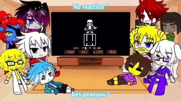 UT! react to ULB & VHS Sans (links in description) / Реакция АТ! на ЛБ & VHS Sans (ссылки в описани