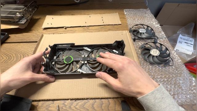 Fan Down Again !!!Asus KO 3060Ti Fan replacement смотреть онлайн