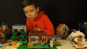 Лего НУБик и СТИВИК Майнкрафт LEGO Minecraft