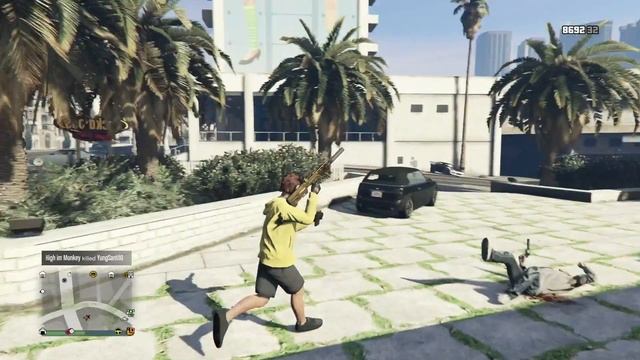 MonkeysHyper (GTA 5 Online Killing Montage Free Aim) смотреть онлайн