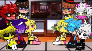 Реакция персонажей FNIA 1 и 2 на Пикап в два этапа (VR) от Мармока.