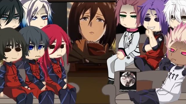 Blue lock characters react to Fem!y/n as Mikasa Ackerman [2/?? Of bllk react to…] ⚠️ aot spoilers ⚠ смотреть онлайн