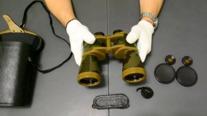 армейский широкоугольный бинокль БШ 20х50 ЗОМЗ "министерка" с сеткой