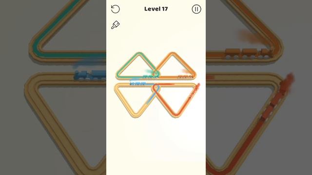 Trains - Game Trains On Time Level 17 #Shorts смотреть онлайн