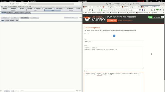 DOM XSS using web messages (Video solution) смотреть онлайн
