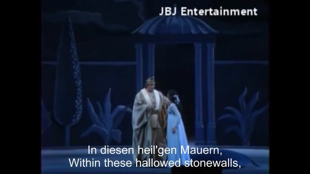 [Kurt Moll] In diesen heil'gen Hallen - Sarastro's aria from Die Zauberflöte Mozart Magic Flute смотреть онлайн