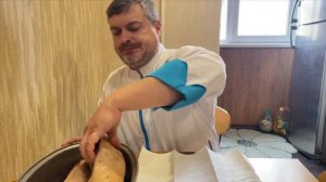 Грудинка копченая дома в маринаде с нитритной солью!