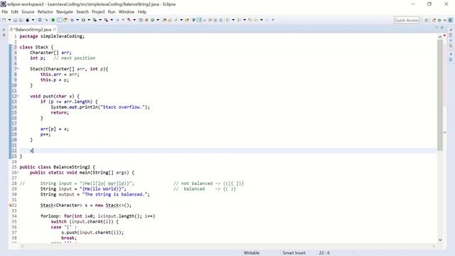 Java Tutorial Lesson 0037 - Implementing our own Stack class in Java смотреть онлайн