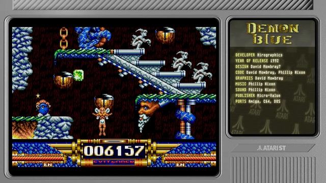 Demon Blue - Quick Look - Atari ST смотреть онлайн