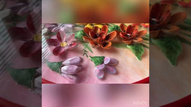 Оригинальные ?цветочки из семечек?, тыквенных семечек?, фисташек своими руками? смотреть онлайн