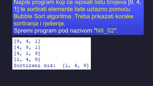 Python 8 - Sortiranje смотреть онлайн