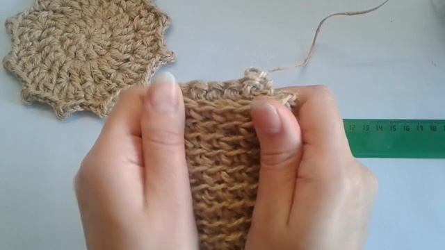 Мастер-класс по вязанию эко-мочалки из джута. смотреть онлайн
