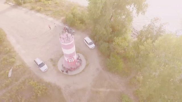 Маяк на шлюзах в Новосибирске. Атмосферное место! смотреть онлайн