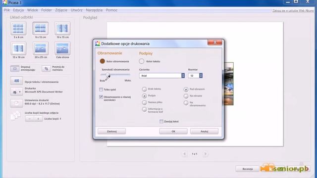 Picasa 3 - Drukowanie. смотреть онлайн