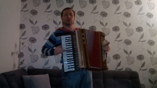 игра на аккордеоне. "Вальс в миноре." "Waltz in minor." "Walzer in Moll." смотреть онлайн