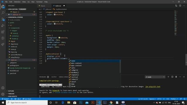 How to Create Multiple Column Layout using Display Grid CSS | React JS (Hindi) смотреть онлайн