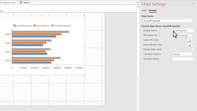 How to create a bar chart in Microsoft Access смотреть онлайн