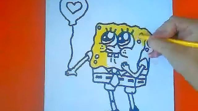 Рисуем Спанч боба | Tanya Petryakova смотреть онлайн