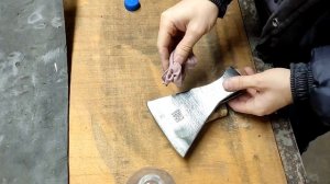 Восстановление топора завода "Труд" г. Вача 1975г.в.