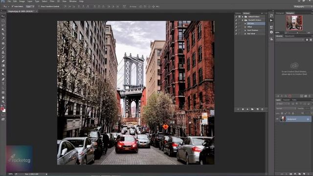 How to use Photoshop Action for Creative Effects смотреть онлайн
