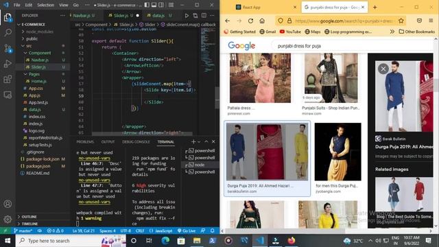 React Js E-commerce Website || E-2 || Slider || MERN Stack react app смотреть онлайн