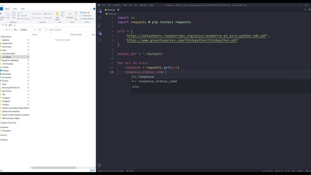 Create a Python program to download PDF files from the web смотреть онлайн